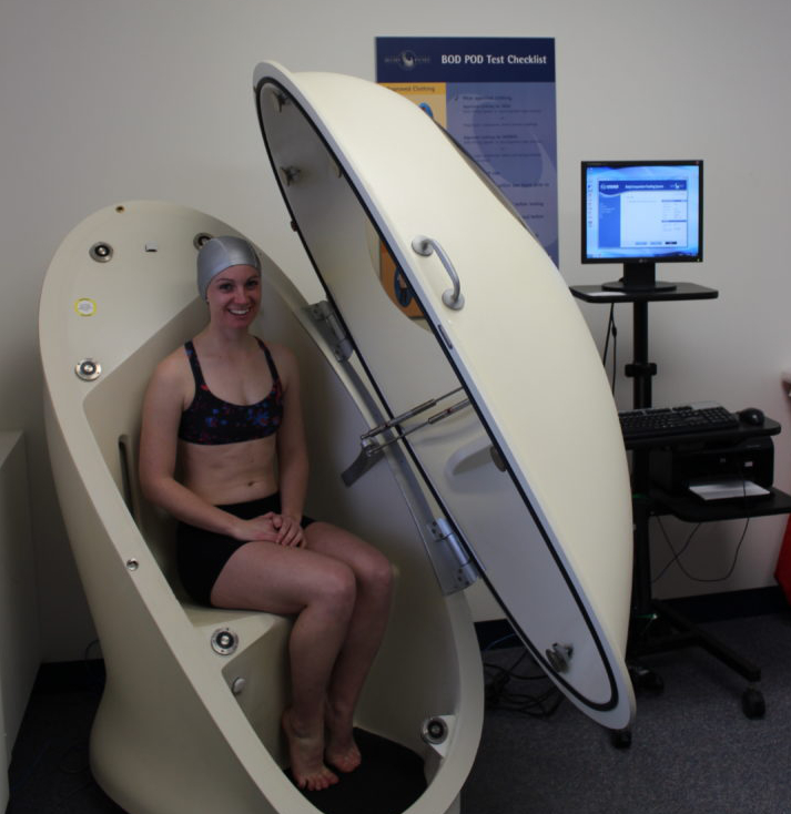 An example of Bod Pod test.